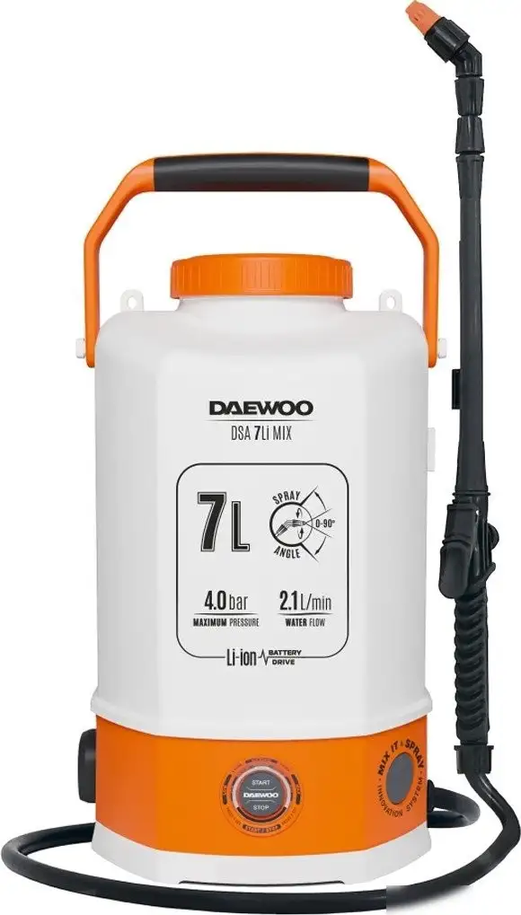Аккумуляторный опрыскиватель Daewoo Power DSA 7Li MIX (с 1-им АКБ) – фото товара