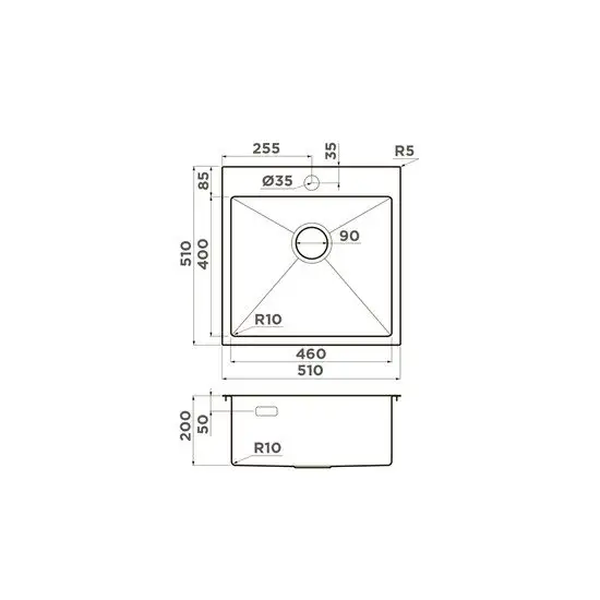 Кухонная мойка Omoikiri Akisame 51 GB (графит) - фото товара