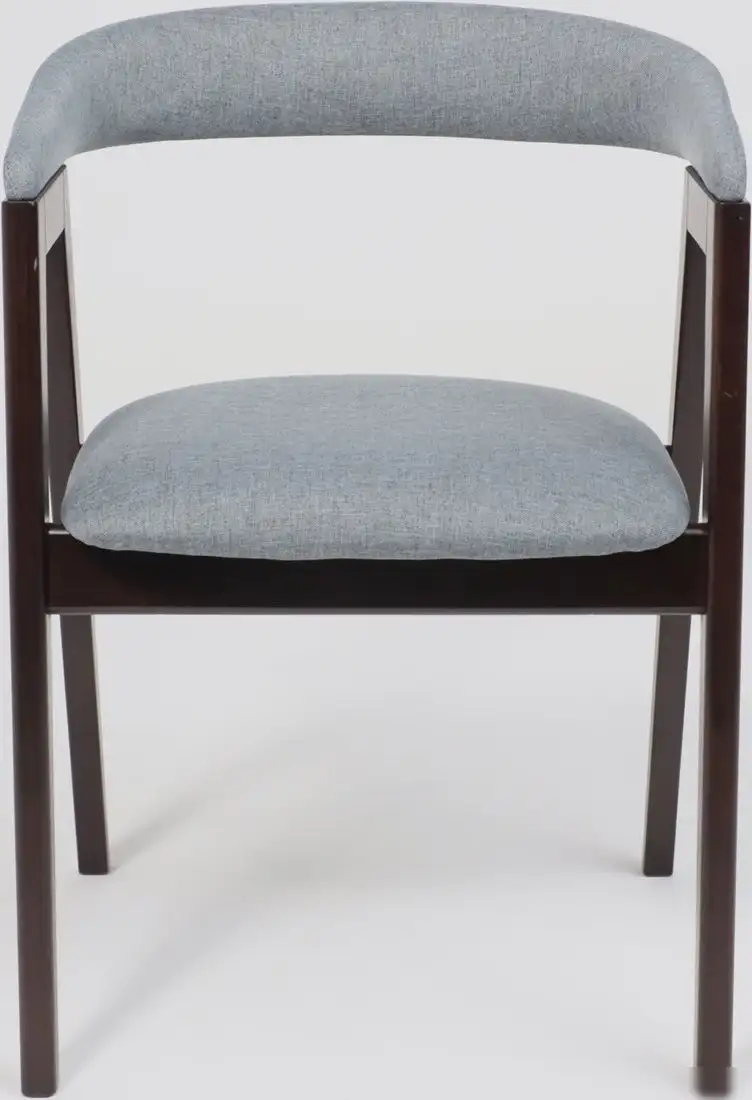 Стул с подлокотниками Оримэкс Лондон (серая рогожка Kiton 06/темный бук) – фото товара