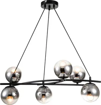 Подвесная люстра Escada 1119/6S E14*40W Black – изображение в каталоге