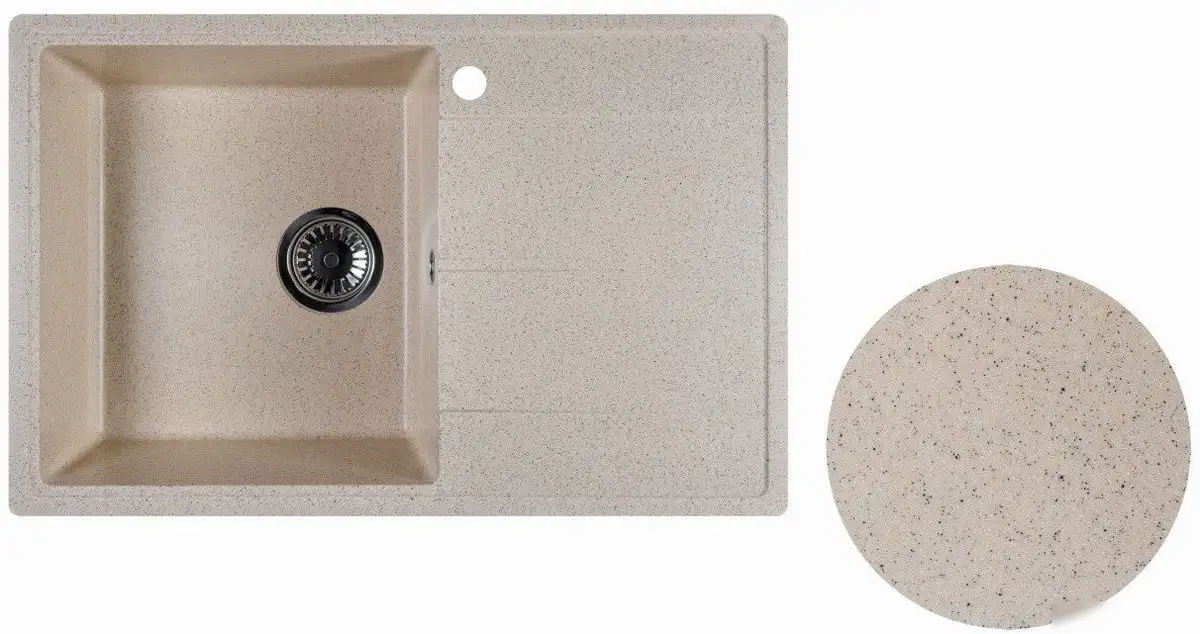 Кухонная мойка Marblan Magnum L (гранит, с сифоном) - фото товара