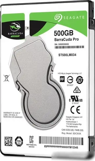 Жесткий диск Seagate Barracuda Pro 500GB ST500LM034 – фото товара