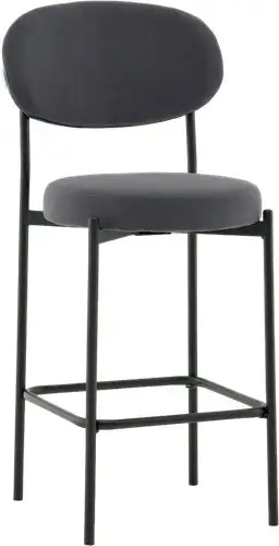Стул Stool Group Бриф DD AV 477-C89-9005 PP (велюр темно-серый) – изображение в каталоге