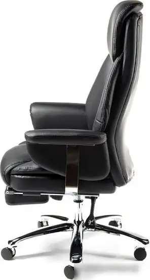 Кресло Norden Парламент H-2021-35 leather (кожа, черный) – фото товара