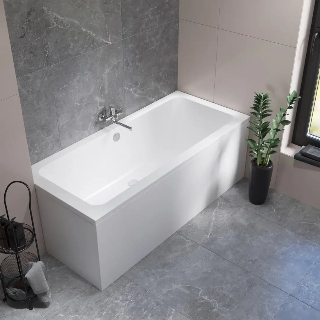 Ванна Lauter Olympia 170x75 21100075 (с каркасом) - фото товара