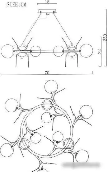 Подвесная люстра ImperiumLoft MATISSE-R01 167236-26 – фото товара
