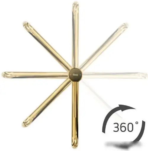 Смеситель Rea Lugano REA-B5002 (золотой) - фото товара