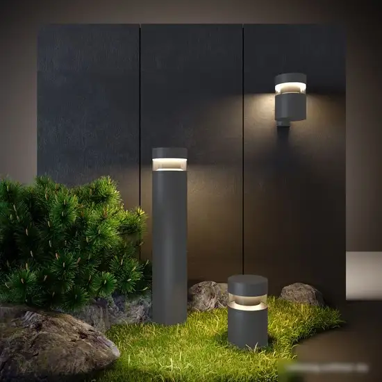 Уличный настенный светильник Elektrostandard 1530 Techno LED (серый) – фото товара