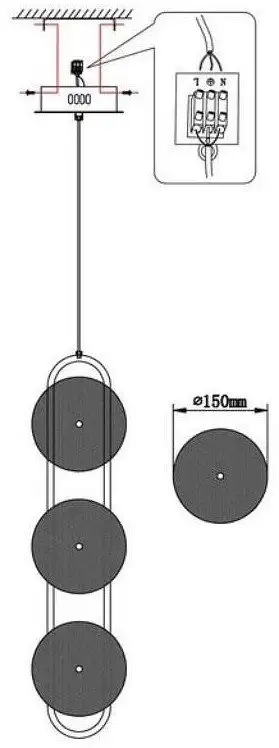 Подвесная люстра Omnilux OML-52506-03 – фото товара