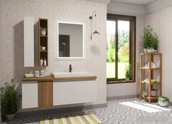 Эстет Шкаф-полупенал Malibu L 20x16x90 ФР-00007132 – фото товара