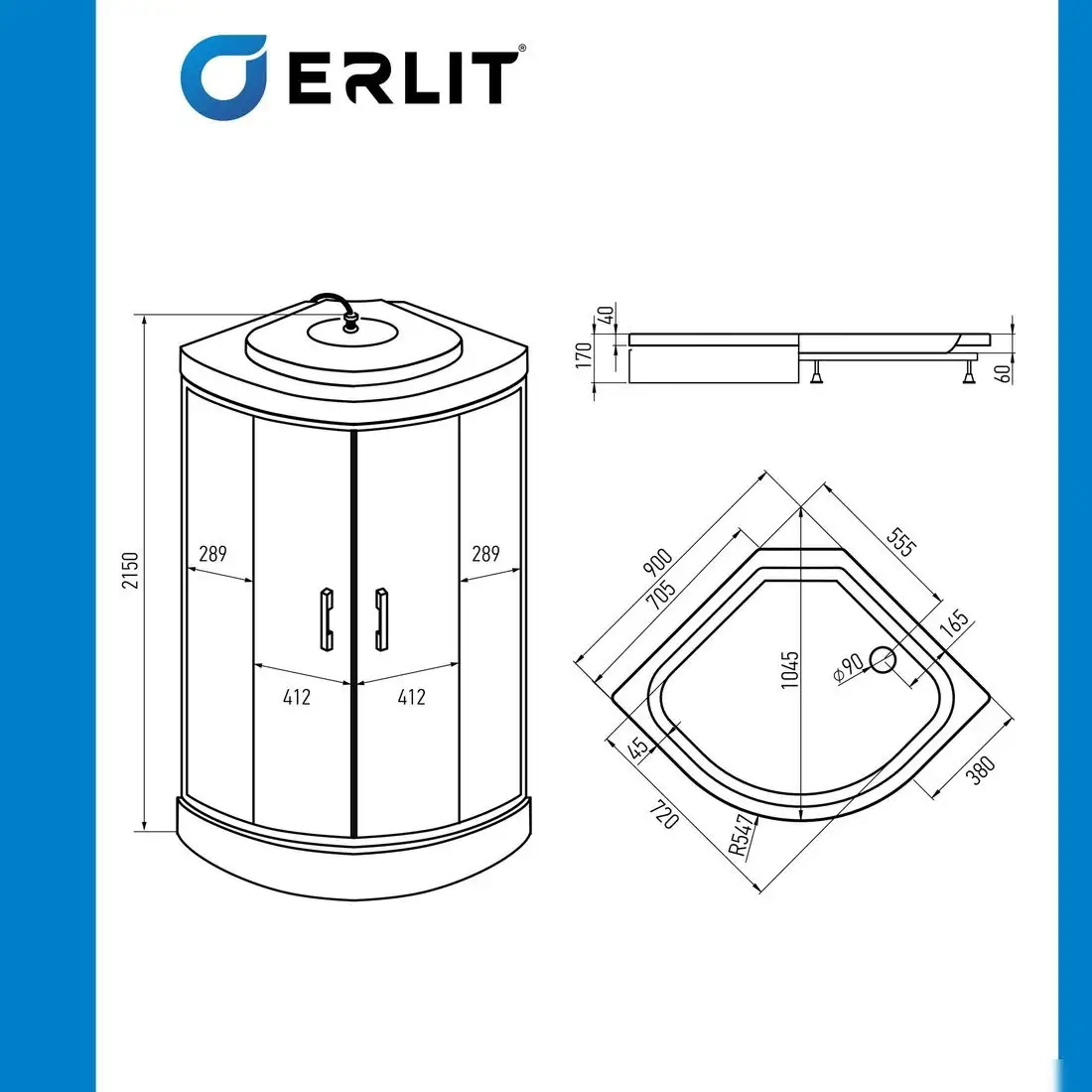 Erlit ER3509P-C2-RUS - фото товара