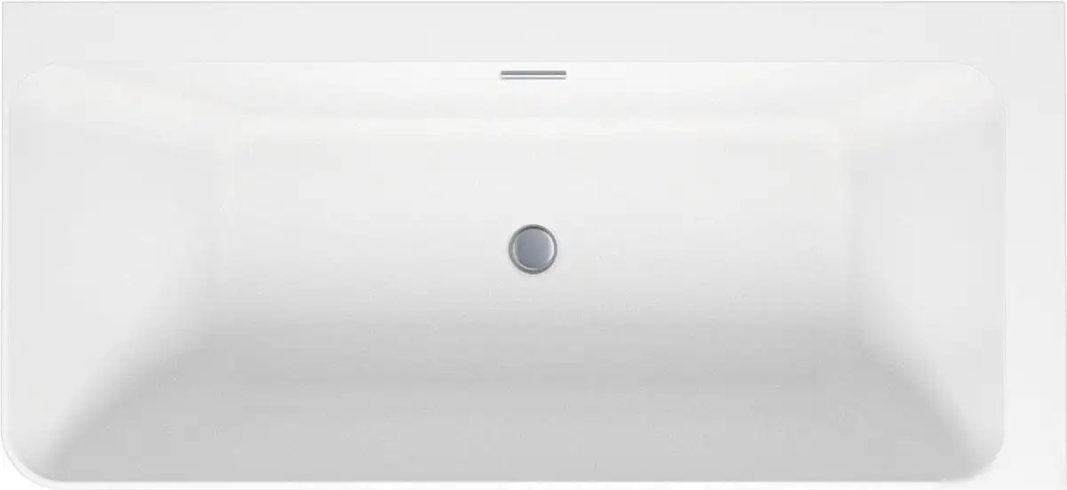 Ванна Wellsee Bromance 170x78 23160301R (пристенная ванна (правая) белый глянец, экран, ножки, сифон-автомат хром) - фото товара