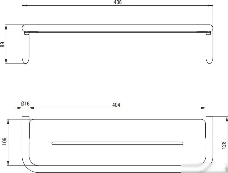 Органайзер для ванны Deante Silla Titanium ADI D511 – фото товара