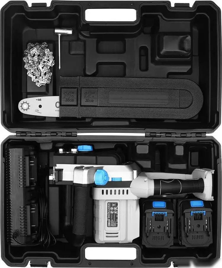 Аккумуляторная пила Deko DKCHS 40 PRO 084-2000 (с 2-мя АКБ, кейс) – фото товара