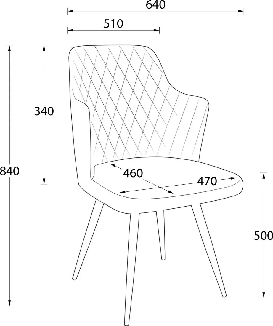 Стул Мамадома Freddy-R1 360 (k02 Латте замша Lux/черный) – фото товара
