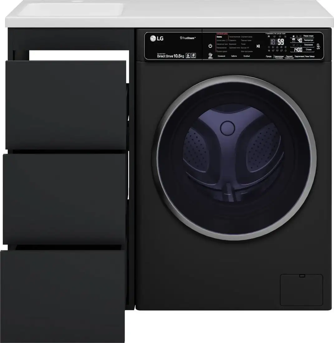 Brevita Тумба с умывальником Grafit 40 GRA-01040-013Я+5212100 – фото товара
