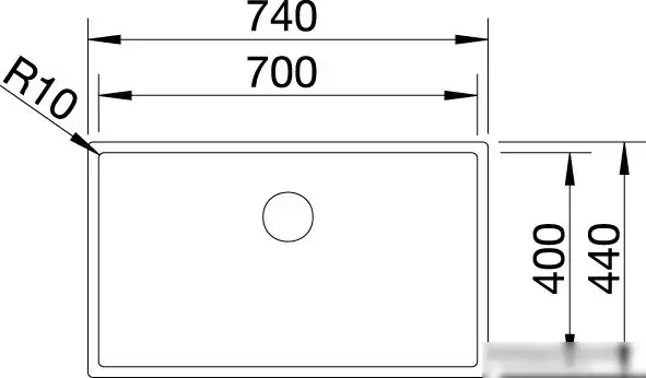 Кухонная мойка Blanco Claron 700-IF-U Durinox 523387 - фото товара