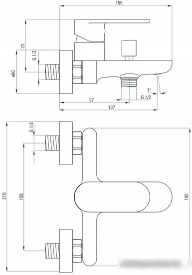 Смеситель Deante Alpinia BGA 010M - фото товара