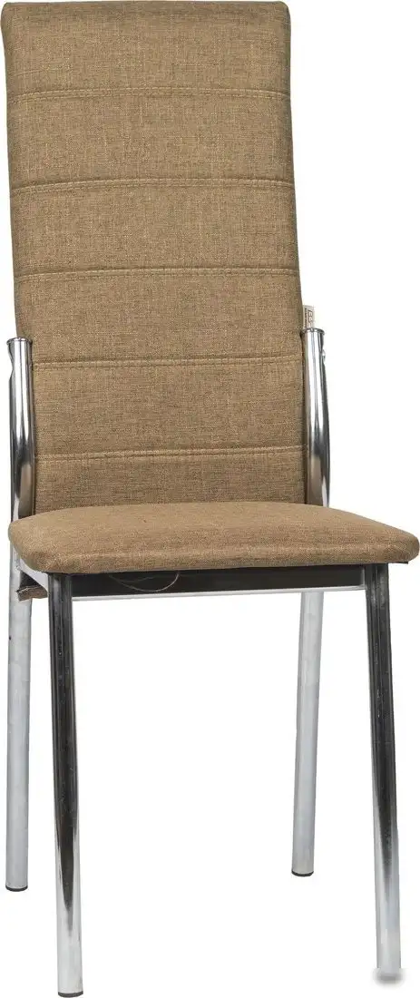 Стул ВВР Прага (коричневый/хром, рогожка)