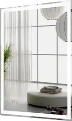 Пекам Зеркало Greta 60x80 greta-60x80spcl (с подогревом, подсветкой, сенсором на прикосновение и часами) – изображение в каталоге