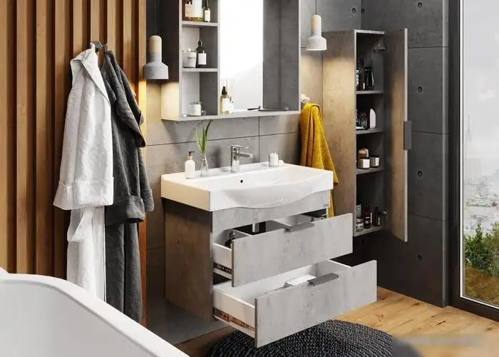 Onika Шкаф с зеркалом Девис 80.00У 208093 – фото товара