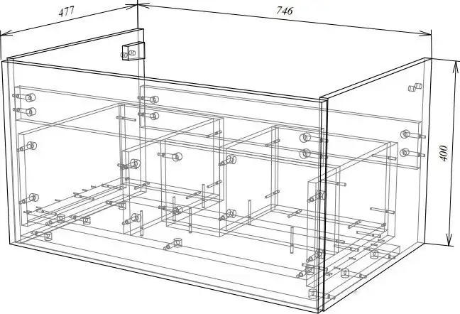 Garda Тумба под умывальник Neapol 81н_750 31.81н.750.PVC (баноффи) – фото товара