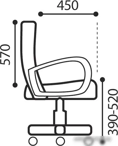 Кресло Brabix Prestige Ergo MG-311 (кожзам, черный) – фото товара