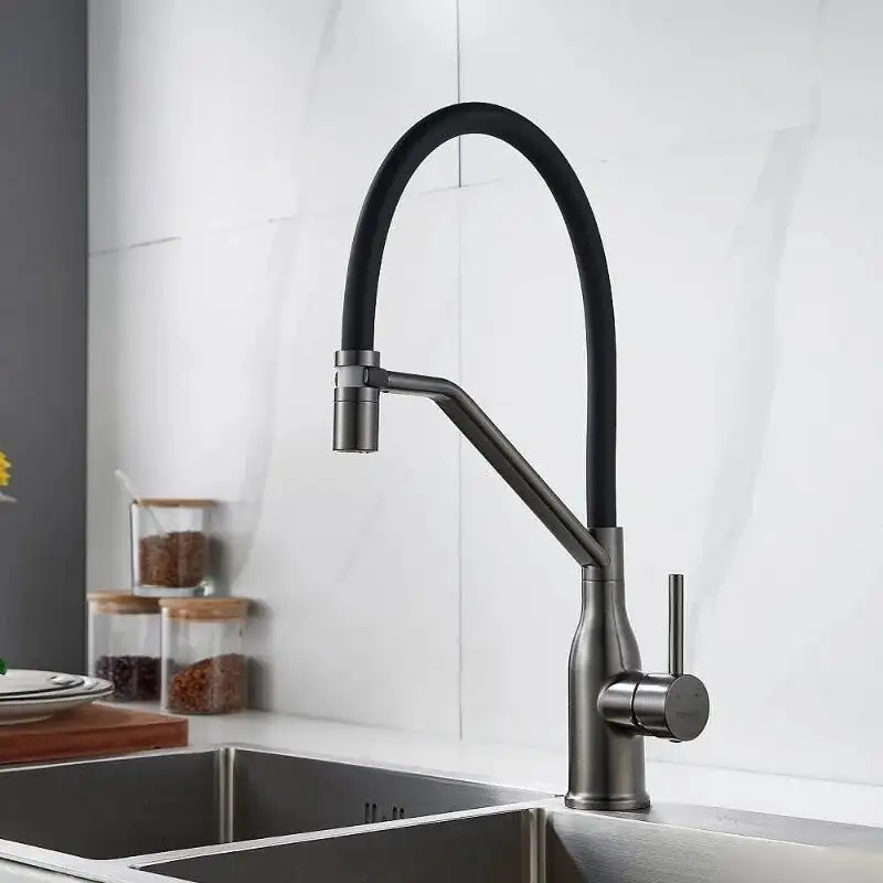 Смеситель Shevanik S343T-3 (оружейная сталь) - фото товара