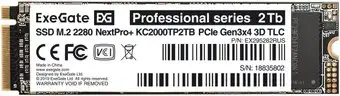 SSD ExeGate NextPro+ 2TB KC2000TP2TB – изображение в каталоге