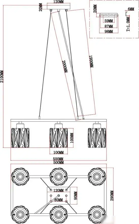 Подвесная люстра Moderli Prismique V11709-6P – фото товара