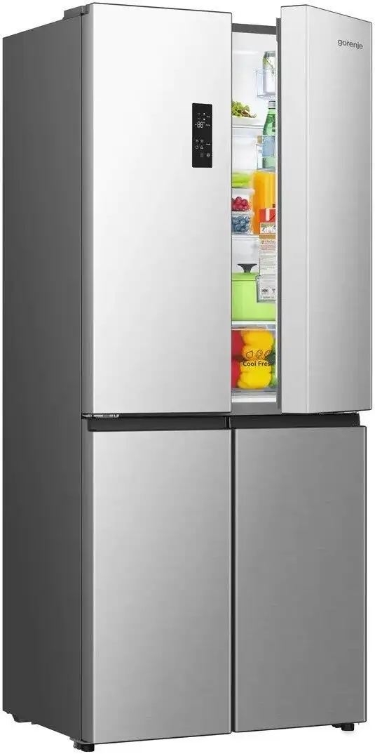 Четырёхдверный холодильник Gorenje NRM819E61X - фото товара