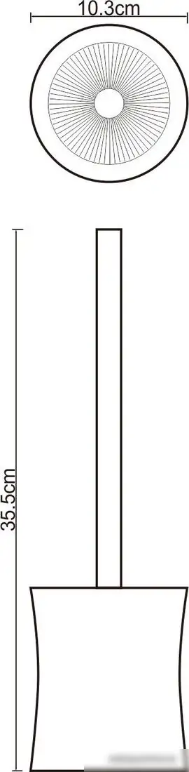 Ершик для унитаза Wasserkraft Salm K-7627 – фото товара