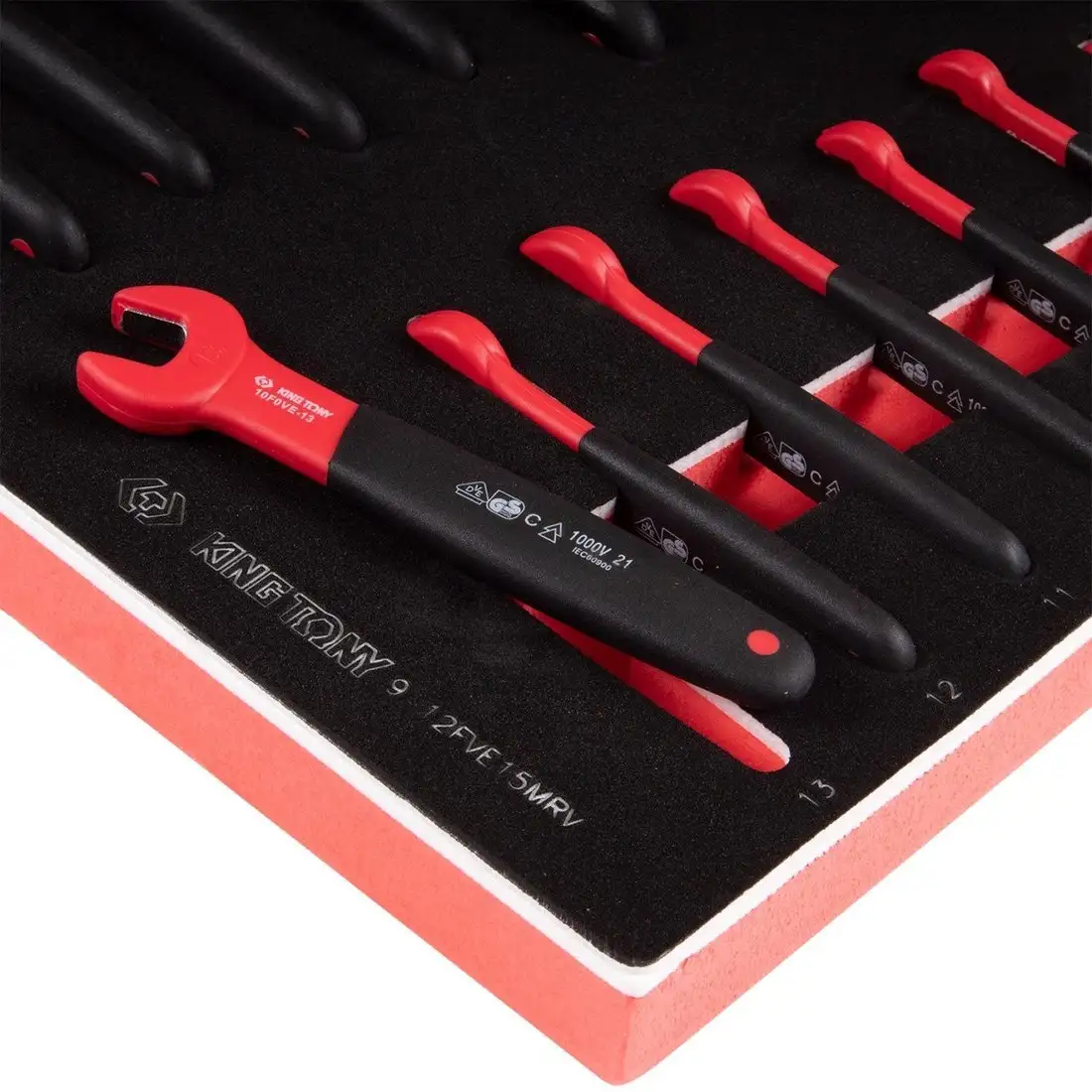 Набор ключей King Tony 9-12FVE15MRV (15 предметов) – фото товара