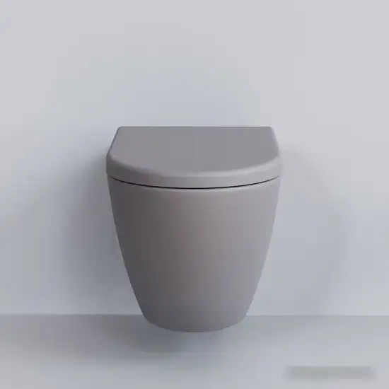 Унитаз Ambassador Queen 113T20301R (серый матовый, с толстым сиденьем) - фото товара