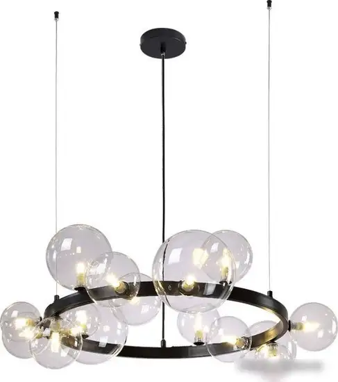 Подвесная люстра Crystal Lux AGATA SP15 V2 BLACK – фото товара