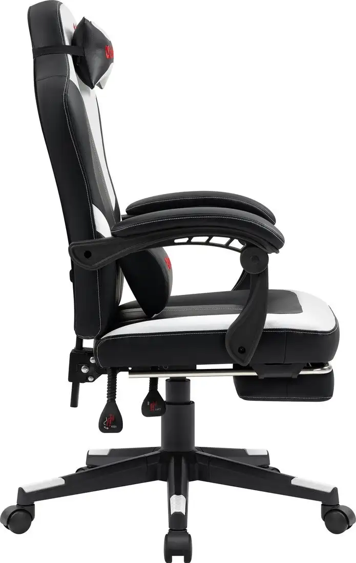 Игровое (геймерское) кресло Defender Apollo (черный/белый) – фото товара