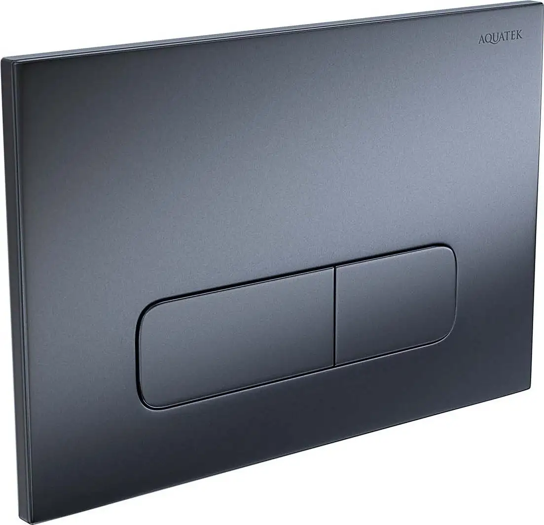 Панель смыва Aquatek KDI-0000034 (оружейная сталь) – фото товара