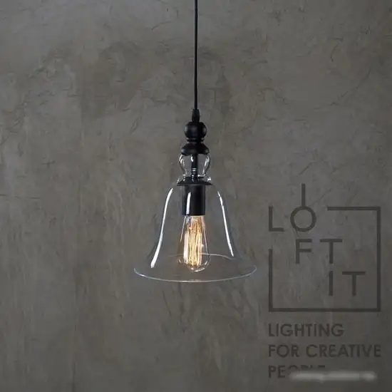 Подвесная люстра LOFT IT Glass Bell LOFT1812 – фото товара