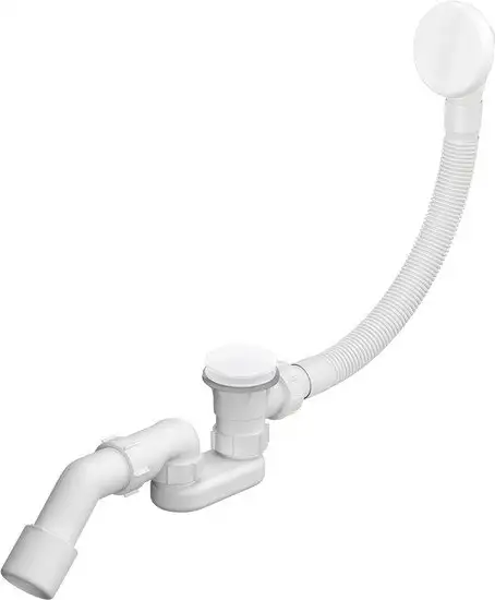 Ванна Wellsee FreeDom 165x80 231102006 (встраиваемая ванна белый глянец, ножки, сифон-автомат глянцевый белый) - фото товара