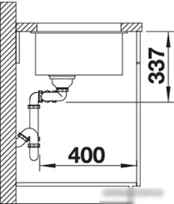 Кухонная мойка Blanco Subline 480/320-U (кофе) 523593 - фото товара