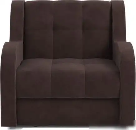 Кресло-кровать Мебель-АРС Барон НПБ (велюр, молочный шоколад НВ-178/13)