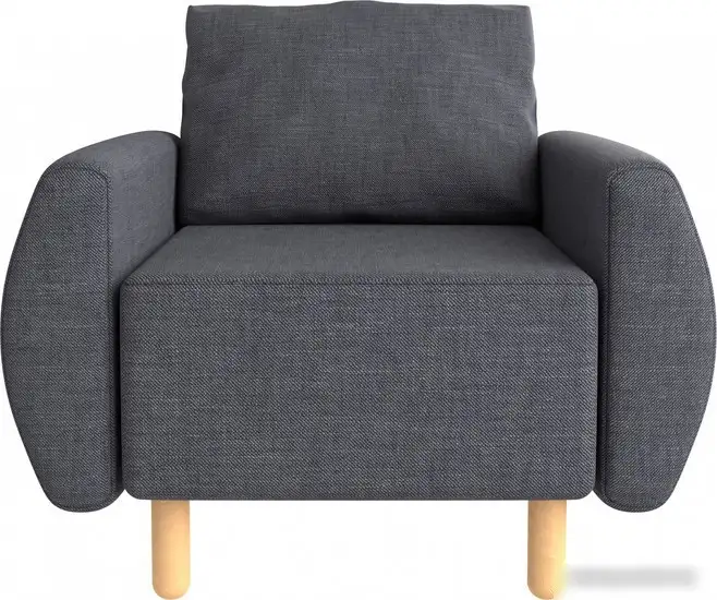 Интерьерное кресло Mio Tesoro Тулисия (Twist 20 Dark Grey) – фото товара