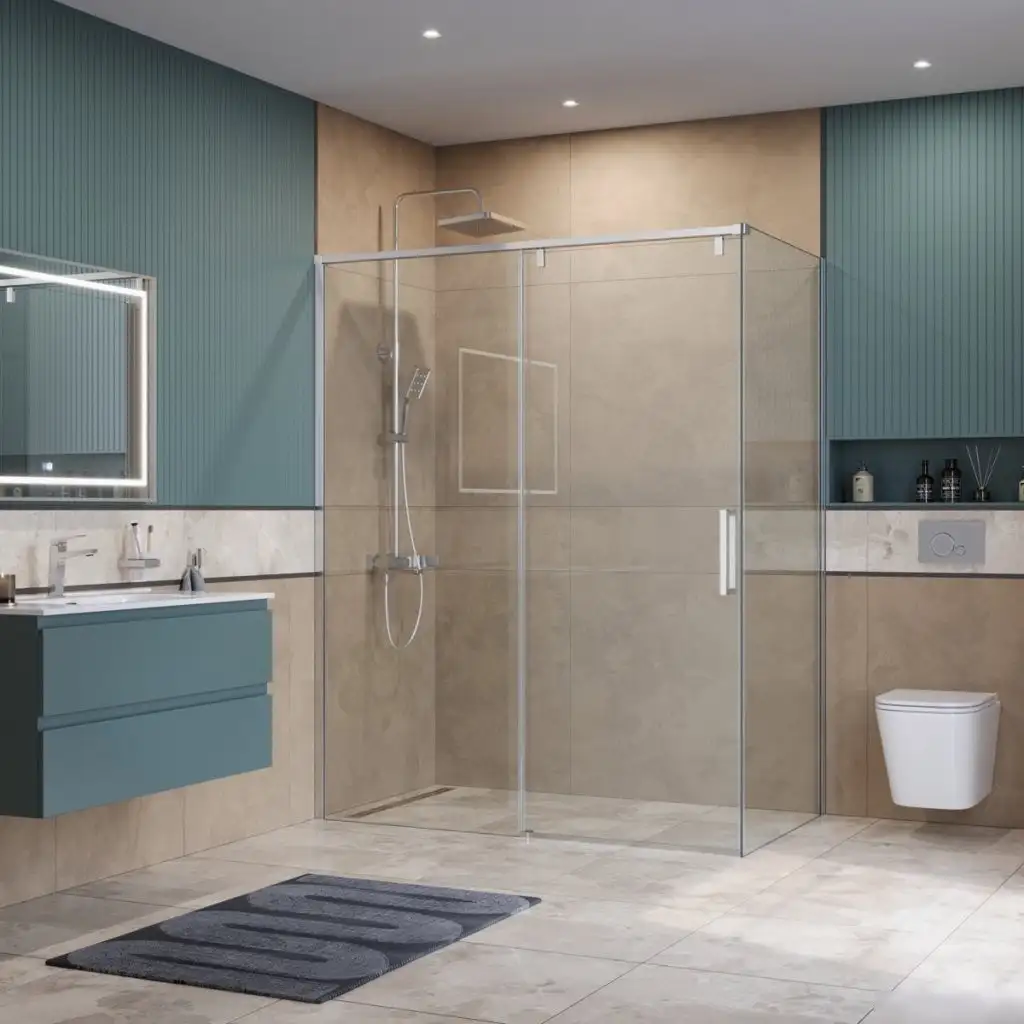 Душевой уголок BelBagno SOFT_CLOSE-1-AH-1-160/80-C-Cr - фото товара