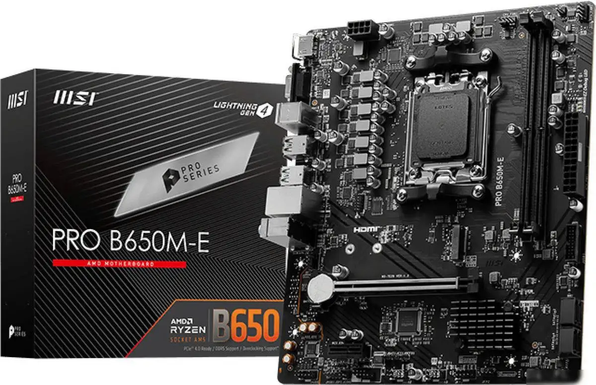 Материнская плата MSI Pro B650M-E – фото товара