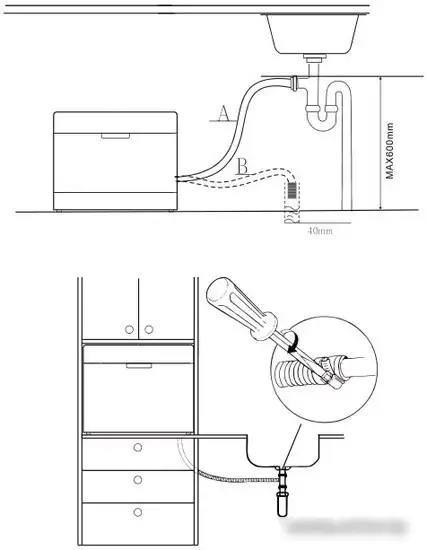 Посудомоечная машина Korting KDF 2050 W - фото товара