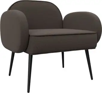 Интерьерное кресло Лига диванов Лига-086 132428 (рогожка Амур 05 коричневый) – изображение в каталоге