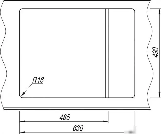 Кухонная мойка ARFEKA Zia 65 (серый) - фото товара