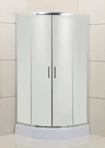 Душевой уголок BelBagno UNO-195-R-2-80-P-Cr (текстурное стекло) - изображение в каталоге