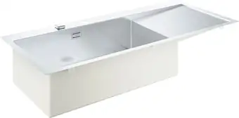 Кухонная мойка Grohe K1000 80-S 116/52 1.0 lh 31581SD1 (левая) - изображение в каталоге