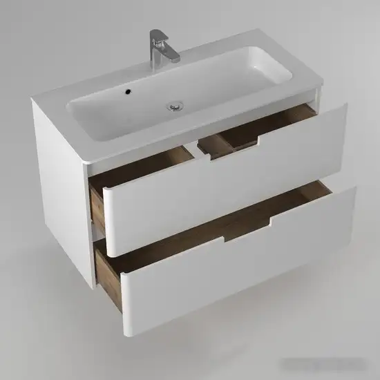 Briz Тумба подвесная Прато 100 с умывальником Прато – фото товара